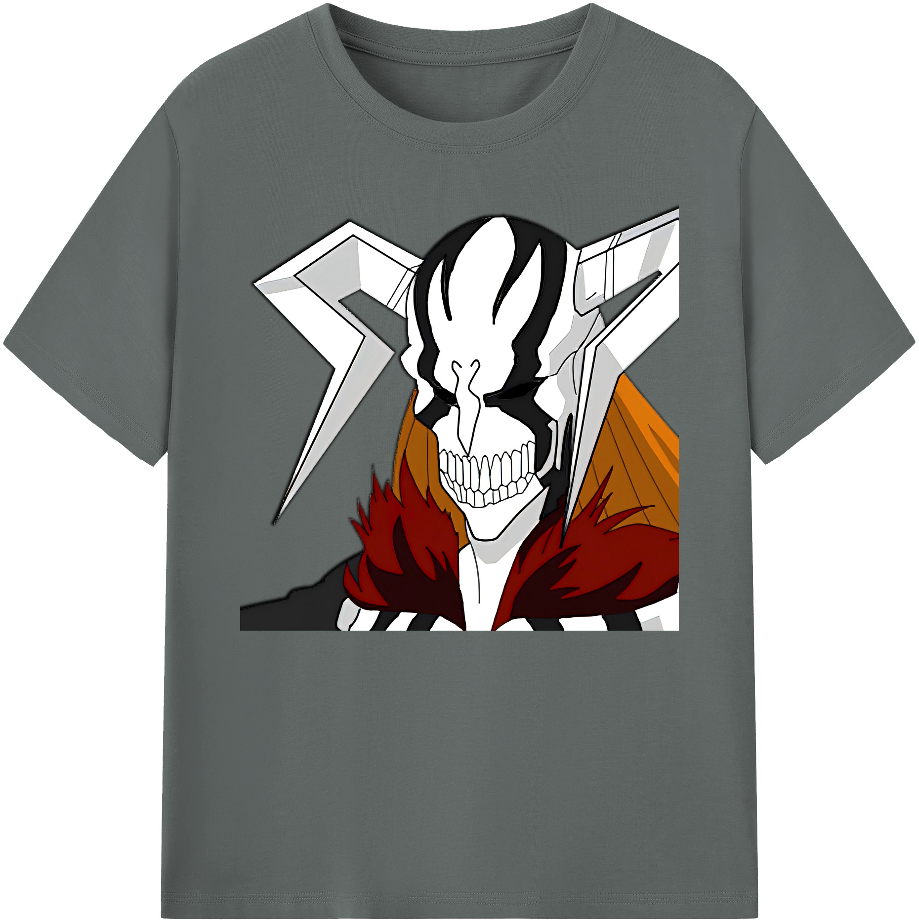 （画像用） ブリーチ 黒崎一護（くろさき いちご）BLEACH Kurosaki Ichigo 綿100％ メンズ半袖Tシャツ｜肌触りやわらか＆通気性